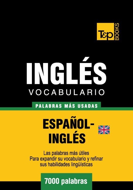 Vocabulario español-inglés (BR) - 7000 palabras más usadas - Andrey Taranov