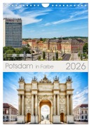 Cover-Bild zum Titel 'Potsdam in Farbe (Wandkalender 2026 DIN A4 hoch), CALVENDO Monatskalender' von 'Maro Niemann'