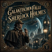 Cover-Bild zum Titel 'Die galaktischen Fälle des Sherlock Holmes (Band 1)' von 'Arthur Conan Doyle, S. Pomej'