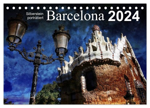 Barcelona (Tischkalender 2024 DIN A5 quer), CALVENDO Monatskalender - Reiner Silberstein
