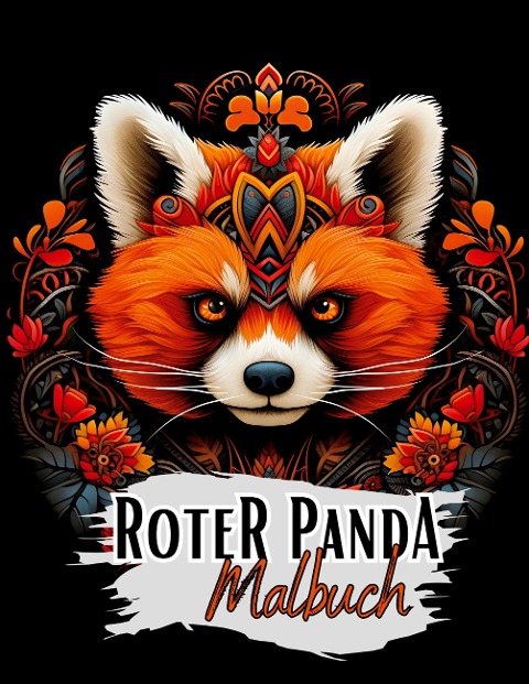 Schwarzes "Roter Panda Malbuch". - Lucy¿s Schwarze Malbücher