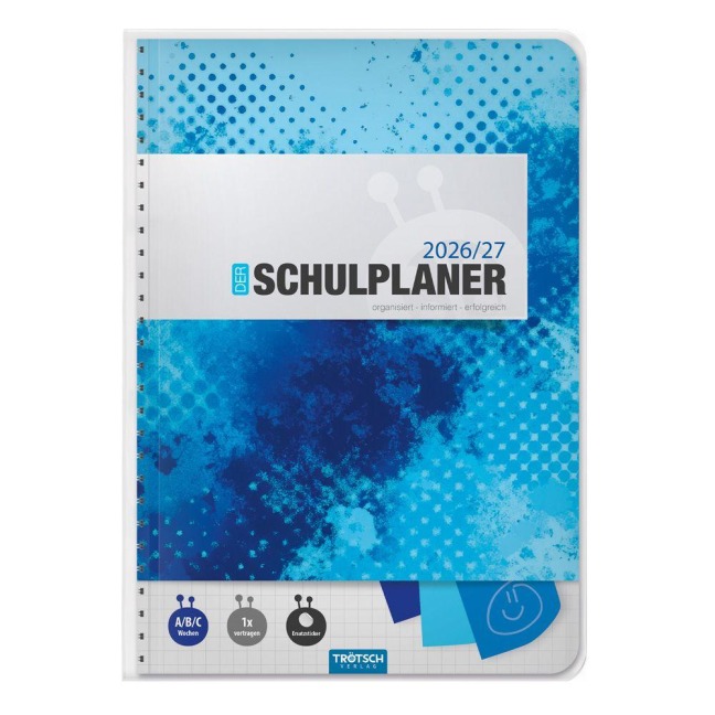 TRÖTSCH - Schulplaner Blau 26/27 - 