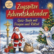 Cover-Bild zum Titel 'Zugspitze-Adventskalender: Quiz-Buch mit Fragen und Rätsel' von 'Schlauvento Interactive'