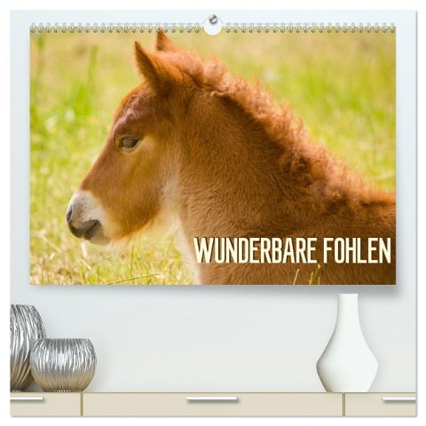 Wunderbare Fohlen (hochwertiger Premium Wandkalender 2025 DIN A2 quer), Kunstdruck in Hochglanz - Brinja Schmidt