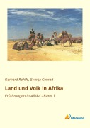 Cover-Bild zum Titel 'Land und Volk in Afrika' von 'Gerhard Rohlfs'