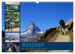 WANDERN über Stock und Stein in der Schweiz (Wandkalender 2026 DIN A3 quer), CALVENDO Monatskalender - Susan Michel