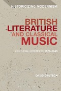 Cover-Bild zum Titel 'British Literature and Classical Music' von 'David Deutsch'