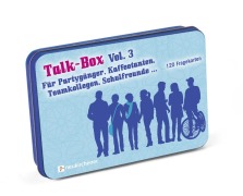 Cover-Bild zum Titel 'Talk-Box Vol. 3 - Für Partygänger, Kaffeetanten, Teamkollegen, Schulfreunde ...' von 'Claudia Filker, Hanna Schott'