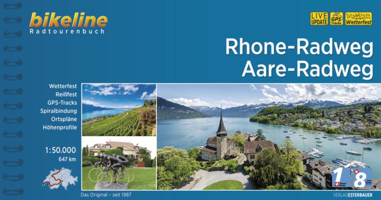 Rhone-Radweg . Aare-Radweg - 