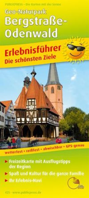 Geo-Naturpark Bergstraße-Odenwald 1:120 000 - 