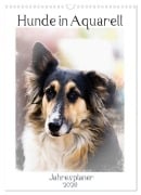 Hunde in Aquarell - Jahresplaner (Wandkalender 2026 DIN A3 hoch), CALVENDO Monatskalender - Sonja Teßen