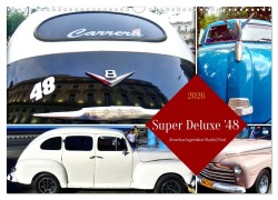 Cover-Bild zum Titel 'Super Deluxe '48 - Amerikas legendärer Buckel-Ford (Wandkalender 2026 DIN A3 quer), CALVENDO Monatskalender' von 'Henning von Löwis of Menar'