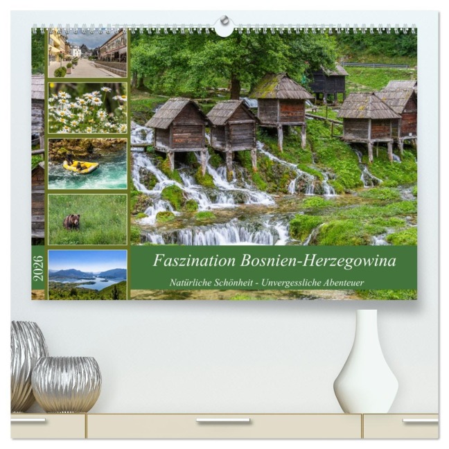 Faszination Bosnien-Herzegowina (hochwertiger Premium Wandkalender 2026 DIN A2 quer), Kunstdruck in Hochglanz - Ursula Di Chito