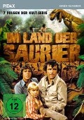 Cover-Bild zum Titel 'Im Land der Saurier' von 'Allan Foshko, Marty Krofft, Sid Krofft, David Gerrold, Richard Morgan'