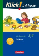 Cover-Bild zum Titel 'Klick! inklusiv 3./4. Schuljahr - Grundschule / Förderschule - Mathematik - Größen' von 'Silke Burkhart, Petra Franz, Silvia Weisse'