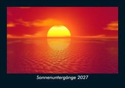 Cover-Bild zum Titel 'Sonnenuntergänge 2027 Fotokalender DIN A5' von 'Tobias Schmitt, Kevin Heber'
