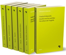 Cover-Bild zum Titel 'Philosophische Werke in sechs Bänden' von 'Friedrich Nietzsche'