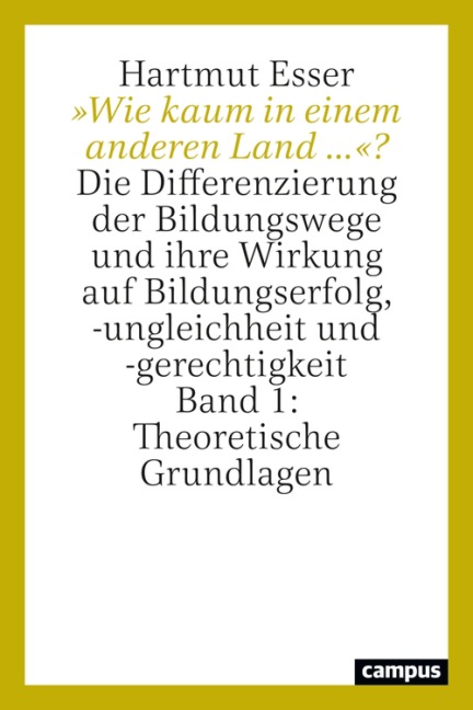 'Wie kaum in einem anderen Land ...'? - Hartmut Esser