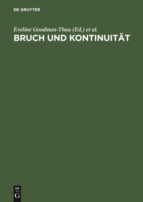 Bruch und Kontinuität - 