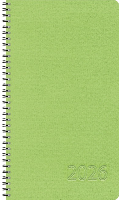 Taschenkalender Wochentimer Small Grün 2026 - 