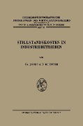 Stillstandskosten in Industriebetrieben - Josef Anton Theodor Kletter