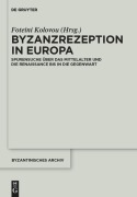Cover-Bild zum Titel 'Byzanzrezeption in Europa' von ''