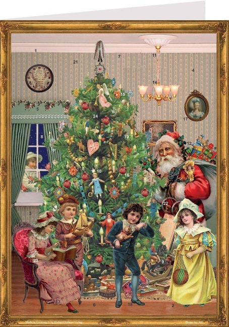 Adventskalender "Postkarte Unterm Weihnachtsbaum" - Sellmer F