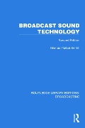 Cover-Bild zum Titel 'Broadcast Sound Technology' von 'Michael Talbot-Smith'