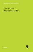 Cover-Bild zum Titel 'Wahrheit und Evidenz' von 'Franz Brentano'