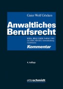 Cover-Bild zum Titel 'Anwaltliches Berufsrecht' von ''