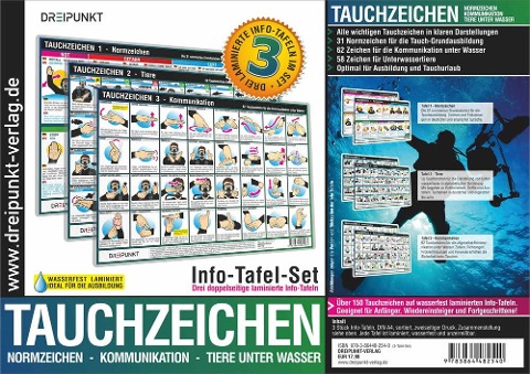 Info-Tafel-Set Tauchzeichen - Michael Schulze