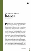 Cover-Bild zum Titel 'Ilk Ask' von 'Ivan Sergeyevic Turgenyev'