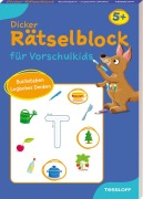 Dicker Rätselblock für Vorschulkids. Buchstaben, Logisches Denken - 