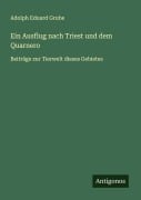 Cover-Bild zum Titel 'Ein Ausflug nach Triest und dem Quarnero' von 'Adolph Eduard Grube'