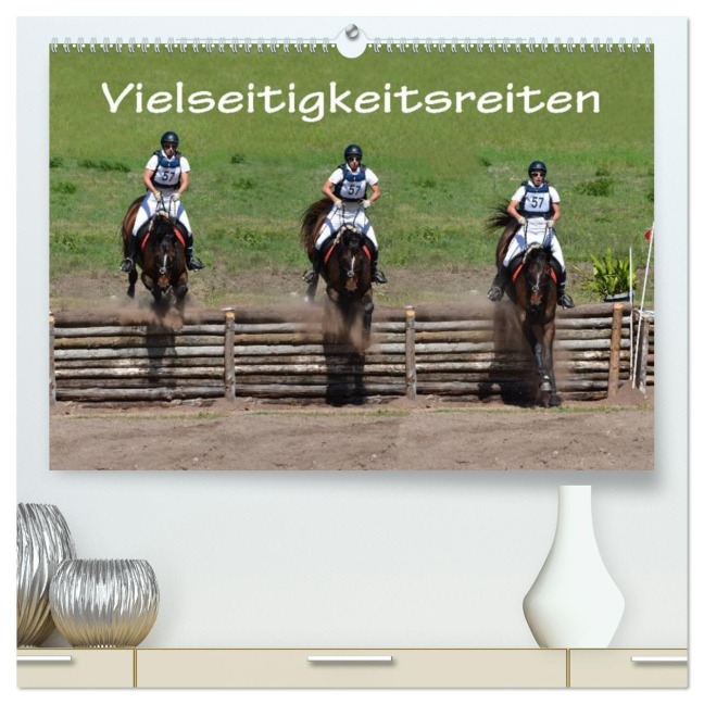 Vielseitigkeitsreiten (hochwertiger Premium Wandkalender 2026 DIN A2 quer), Kunstdruck in Hochglanz - Anke van Wyk - www. germanpix. net