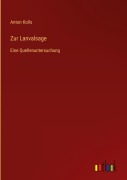 Cover-Bild zum Titel 'Zur Lanvalsage' von 'Anton Kolls'