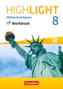 Cover-Bild zum Titel 'Highlight 8. Jahrgangsstufe - Mittelschule Bayern - Workbook mit Audios online' von ''