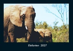 Cover-Bild zum Titel 'Elefanten  2027 Fotokalender DIN A4' von 'Tobias Schmitt, Kevin Heber'