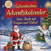 Cover-Bild zum Titel 'Gelsenkirchen-Adventskalender: Quiz-Buch mit Fragen und Rätsel' von 'Schlauvento Interactive'