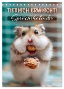 Cover-Bild zum Titel 'Tierisch erwischt (Tischkalender 2026 DIN A5 hoch), CALVENDO Monatskalender' von 'Melanie Viola'