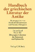 Handbuch der griechischen Literatur der Antike Bd. 3: Die griechische Literatur der Kaiserzeit und Spätantike - 