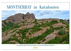 Cover-Bild zum Titel 'MONTSERRAT in Katalonien (Wandkalender 2026 DIN A3 quer), CALVENDO Monatskalender' von 'Ulrich Senff'