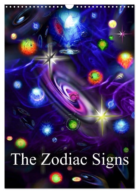 The Zodiac Signs (Wall Calendar 2025 DIN A3 portrait), CALVENDO 12 Month Wall Calendar - Walter Zettl