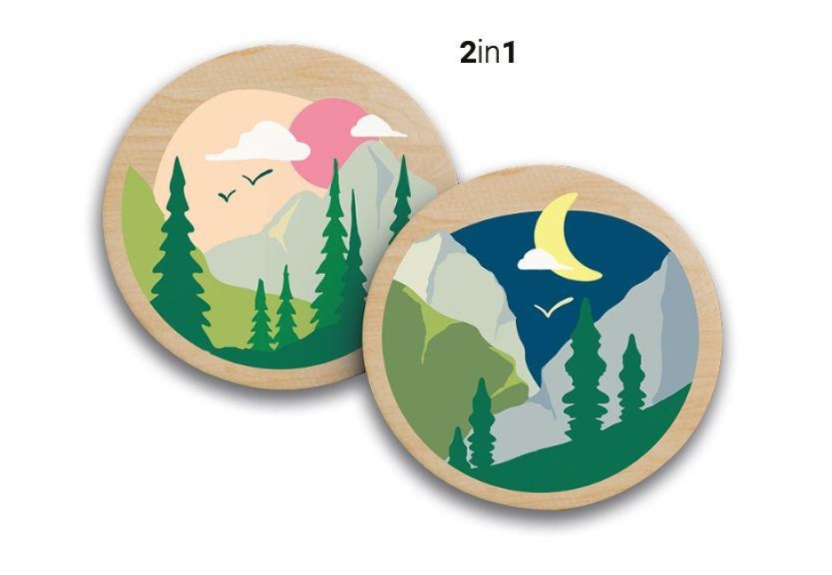 CreArt, Malen nach Zahlen Wooden - Stille Natur - 