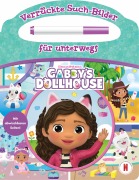 Gabby's Dollhouse - Verrückte Such-Bilder für unterwegs - Wimmelbuch - Pappbilderbuch mit Stift und abwischbaren Seiten ab 3 Jahren - 