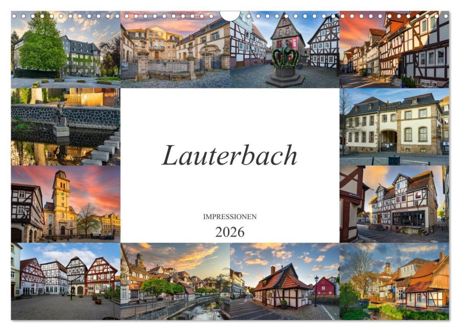 Lauterbach Impressionen (Wandkalender 2026 DIN A3 quer), CALVENDO Monatskalender - Dirk Meutzner