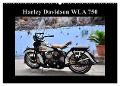 Harley Davidson WLA 750 (Wandkalender 2025 DIN A2 quer), CALVENDO Monatskalender - Ingo Laue
