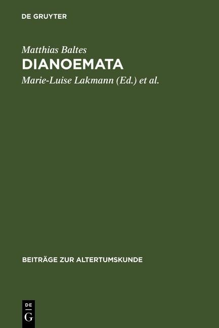 Dianoemata - Matthias Baltes