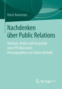 Cover-Bild zum Titel 'Nachdenken über Public Relations' von 'Horst Avenarius'