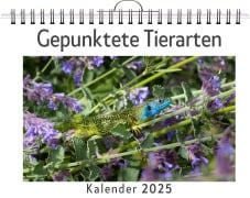 Cover-Bild zum Titel 'Gepunktete Tierarten - (Wandkalender 2025, Kalender DIN A4 quer, Monatskalender im Querformat mit Kalendarium, das perfekte Geschenk)' von 'Olivia Weber'